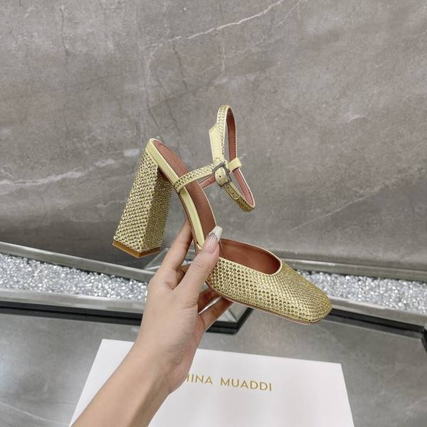 Amina Muaddi Shoes ANS00070 Heel 9.5CM